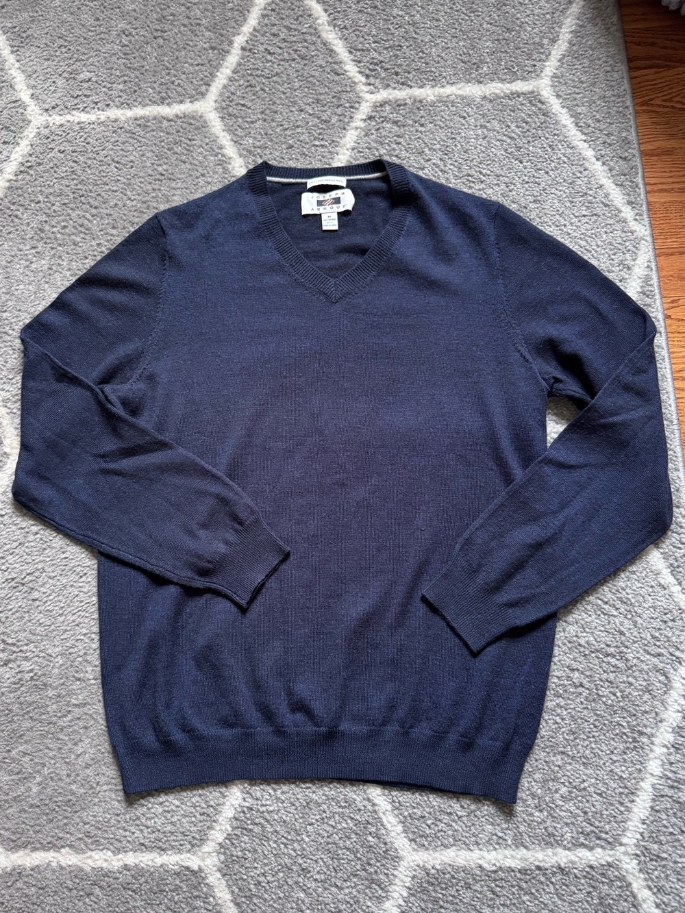 Joseph Abboud V-Neck Merino Wool Sweater